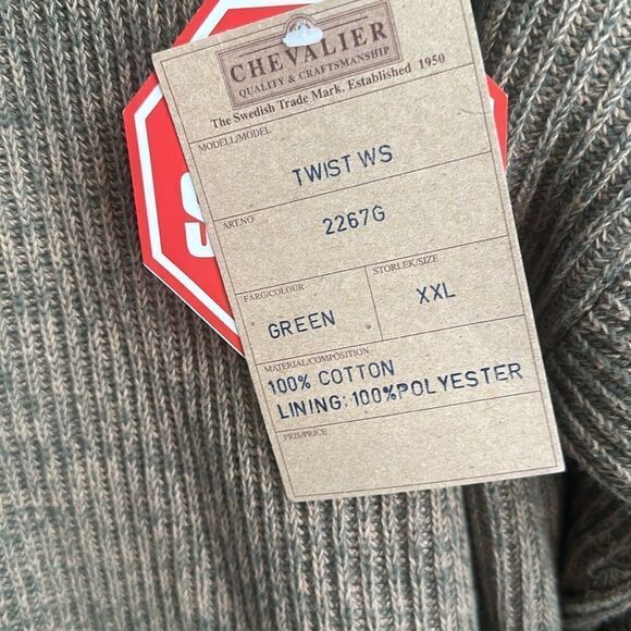 Chevalier 1/4 Zip Knit Pullover Men’s Jacket XXL - Picture 6 of 8